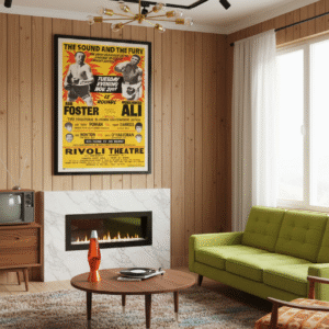 1972 Heavyweight Championship Poster Bob Foster Vs Muhammad Ali