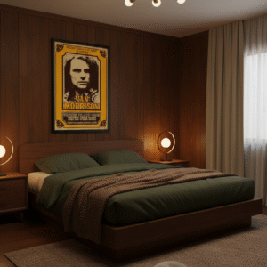 1971 Van Morrison concert poster featuring classic early-1970s rock and soul design with expressive typography and live performance styling.