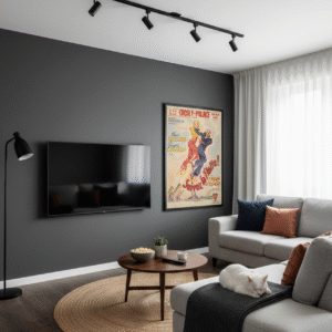 1936 Follow the Fleet movie poster featuring Fred Astaire and Ginger Rogers in a classic Hollywood musical with naval themes and elegant dance imagery.