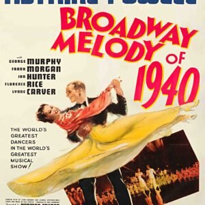 Broadway Melody of 1940 Poster with Fred Astaire and Eleanor Powell