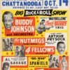 Chuck Berry 1955 Big Rock & Roll Show Rookie Concert Poster