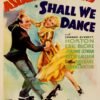 Fred Astaire & Ginger Rogers on Screen, 1937 – Classic Hollywood Musical Poster