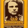 1971 Van Morrison concert poster featuring classic early-1970s rock and soul design with expressive typography and live performance styling.