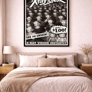 Vintage X-Ray Glasses Poster – Classic 60s Gag Gift Advert Wall Art