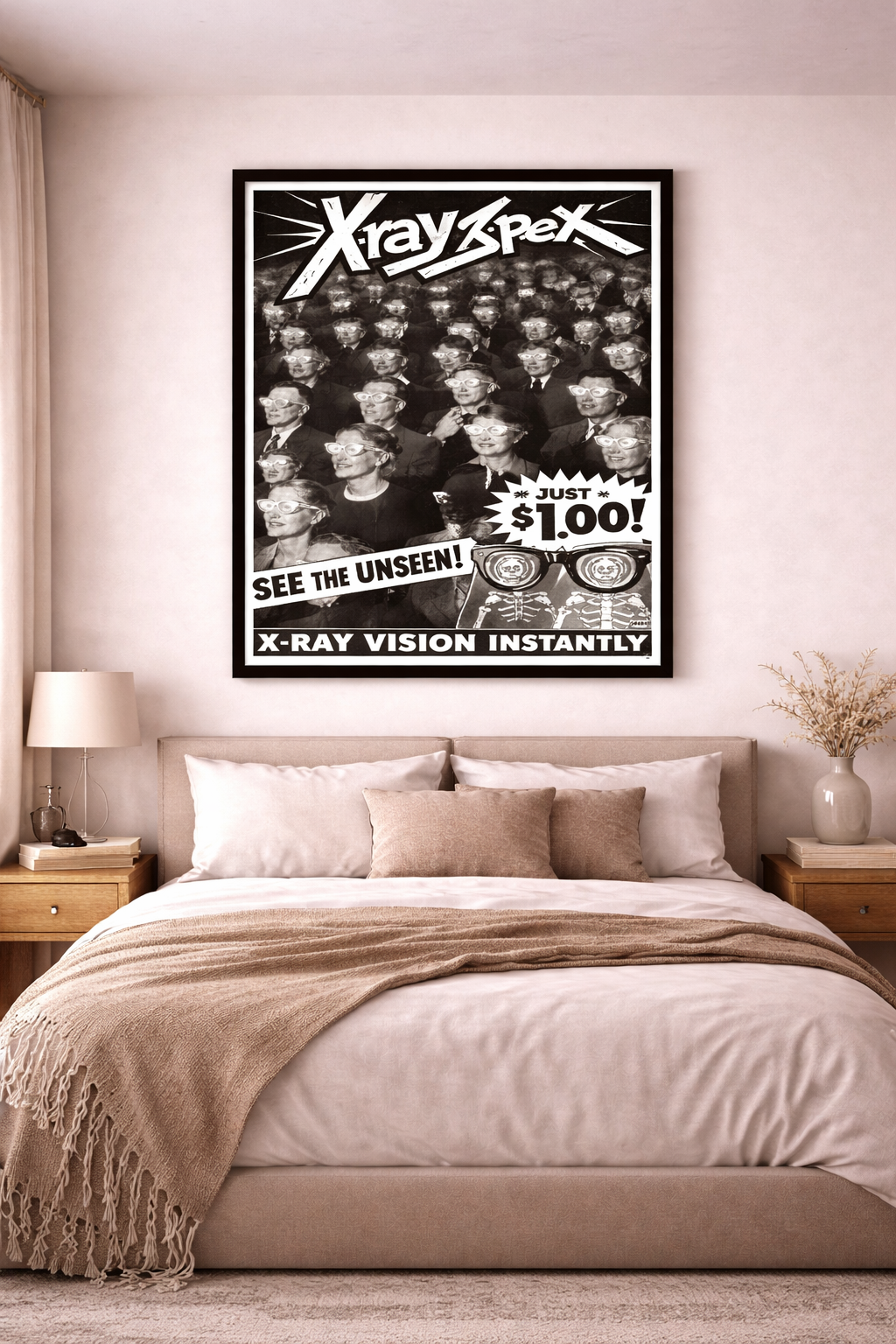 Vintage X-Ray Glasses Poster – Classic 60s Gag Gift Advert Wall Art Vintage X-Ray Glasses Poster – Classic 60s Gag Gift Advert Wall Art
