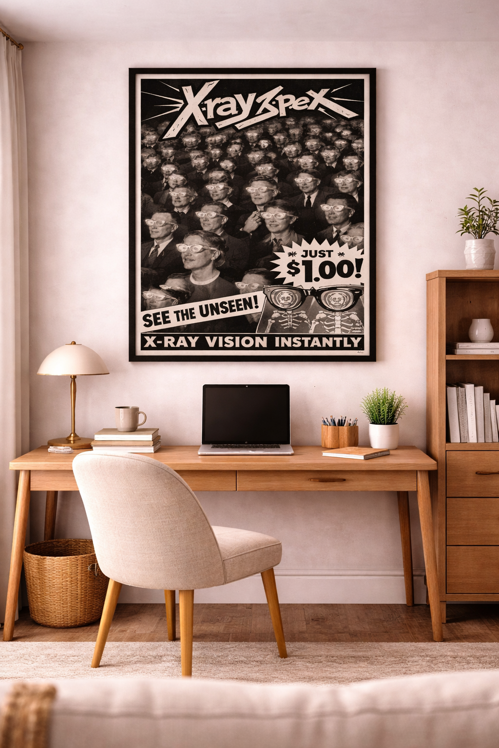 Vintage X-Ray Glasses Poster – Classic 60s Gag Gift Advert Wall Art Vintage X-Ray Glasses Poster – Classic 60s Gag Gift Advert Wall Art