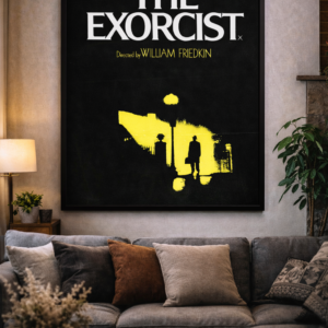 The Exorcist Vintage Poster – 1970s Supernatural Horror Art