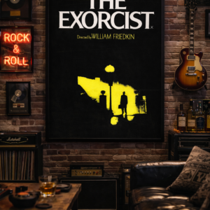 The Exorcist Vintage Poster – 1970s Supernatural Horror Art