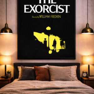 The Exorcist Vintage Poster – 1970s Supernatural Horror Art