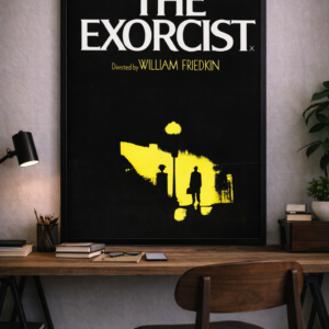 The Exorcist Vintage Poster – 1970s Supernatural Horror Art
