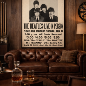 The Beatles 1966 Final Tour Concert Poster