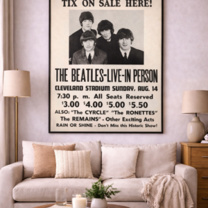 The Beatles 1966 Final Tour Concert Poster