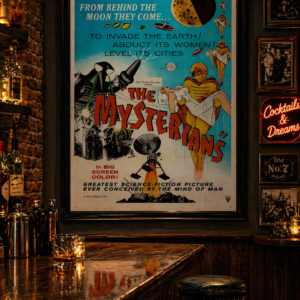 The Mysterians Vintage Poster – 1950s Alien Sci-Fi Movie Print