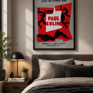 Paul Colin 1979 Exhibition Poster – Vintage French Gallery Print