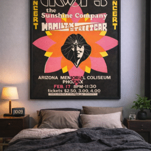 The Doors 1968 Concert Poster – Vintage Psychedelic Rock Music Print