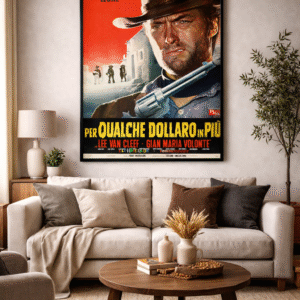 For a Few Dollars More Poster – 1967 Sergio Leone Western Film Print