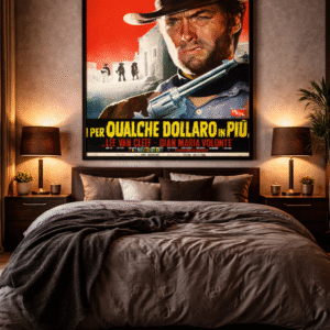 For a Few Dollars More Poster – 1967 Sergio Leone Western Film Print