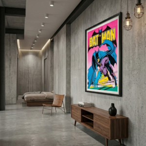 Batman 1970s Superhero Commercial Poster