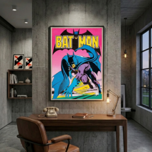 Batman 1970s Superhero Commercial Poster