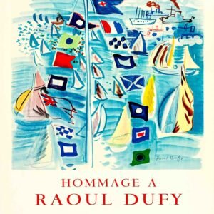 1954 French exhibition poster featuring modern art design and elegant typography