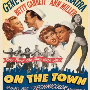 On the Town 1949 Vintage Musical Poster – Classic Dance Film Golden Age Hollywood Print
