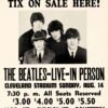 The Beatles 1966 Final Tour Concert Poster