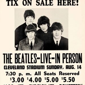 The Beatles 1966 Final Tour Concert Poster
