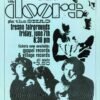 The Doors Vintage 1968 Poster ā Classic Psychedelic Rock Concert Print