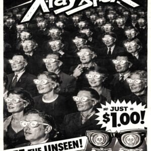 Vintage X-Ray Glasses Poster – Classic 60s Gag Gift Advert Wall Art