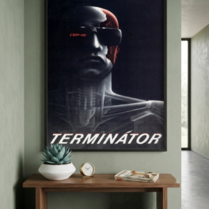 The Terminator Vintage Poster – 1980s Czech Film Release Print