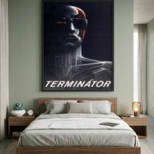 The Terminator Vintage Poster – 1980s Czech Film Release Print