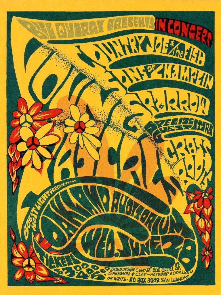 Grateful Dead & Young Rascals 1967 Concert Poster – pulpposter.com