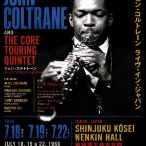 1966 John Coltrane Concert Poster – Classic Jazz Memorabilia Print