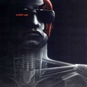 The Terminator Vintage Poster – 1980s Czech Film Release Print