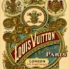 Louis Vuitton Vintage Advertising Poster – Paris and London Travel Trunk Advertisement