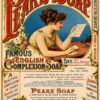 1883 Pears' Soap Vintage Advertisement Poster