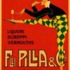1920s Italian Cocktail Bar Poster Venetian Aperitif Wall Decor
