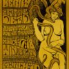 1967 Psychedelic Fillmore Concert Poster Vintage Rock Music Wall Art Print