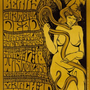 1967 Psychedelic Fillmore Concert Poster Vintage Rock Music Wall Art Print