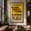 Blood, Sweat & Tears Live in Seattle 1970 | Vintage Concert Poster