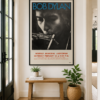 Vintage Bob Dylan 1966 Norfolk Virginia concert poster featuring a black-and-white close-up photograph of Dylan playing harmonica above the Norfolk Municipal Auditorium concert details.