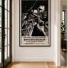 Bruce Springsteen 1978 Capitol Theatre Passaic New Jersey concert poster featuring black-and-white nighttime city artwork and September 19, 20 and 21 concert dates.