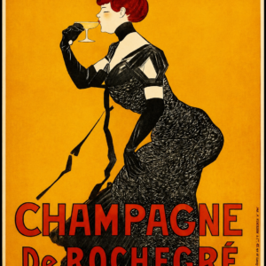 Art Nouveau Champagne Advertisement | French Vintage Decor