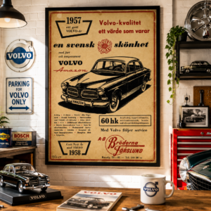 1957 Swedish Volvo Amazon dealer advertisement