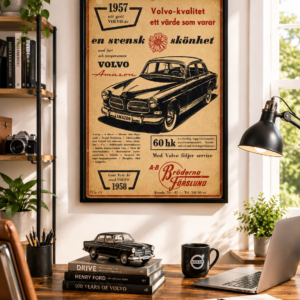 1957 Swedish Volvo Amazon dealer advertisement