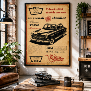 1957 Swedish Volvo Amazon dealer advertisement