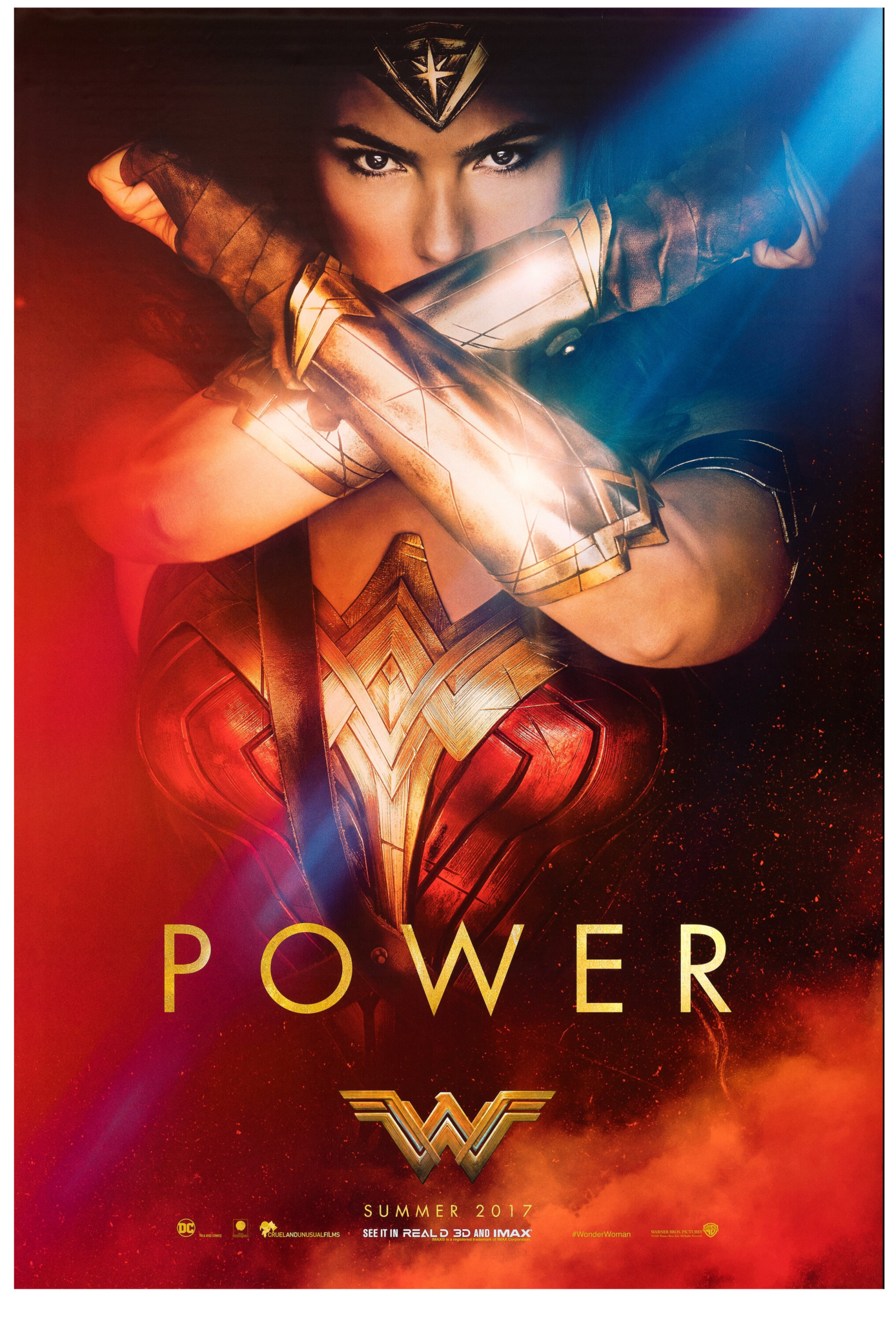 Wonder Woman (2017) Power Movie Poster | Superhero Wall Art Print