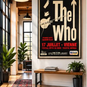 The Who Vienne Concert Poster – Festival Côtes du Rock Théâtre Antique