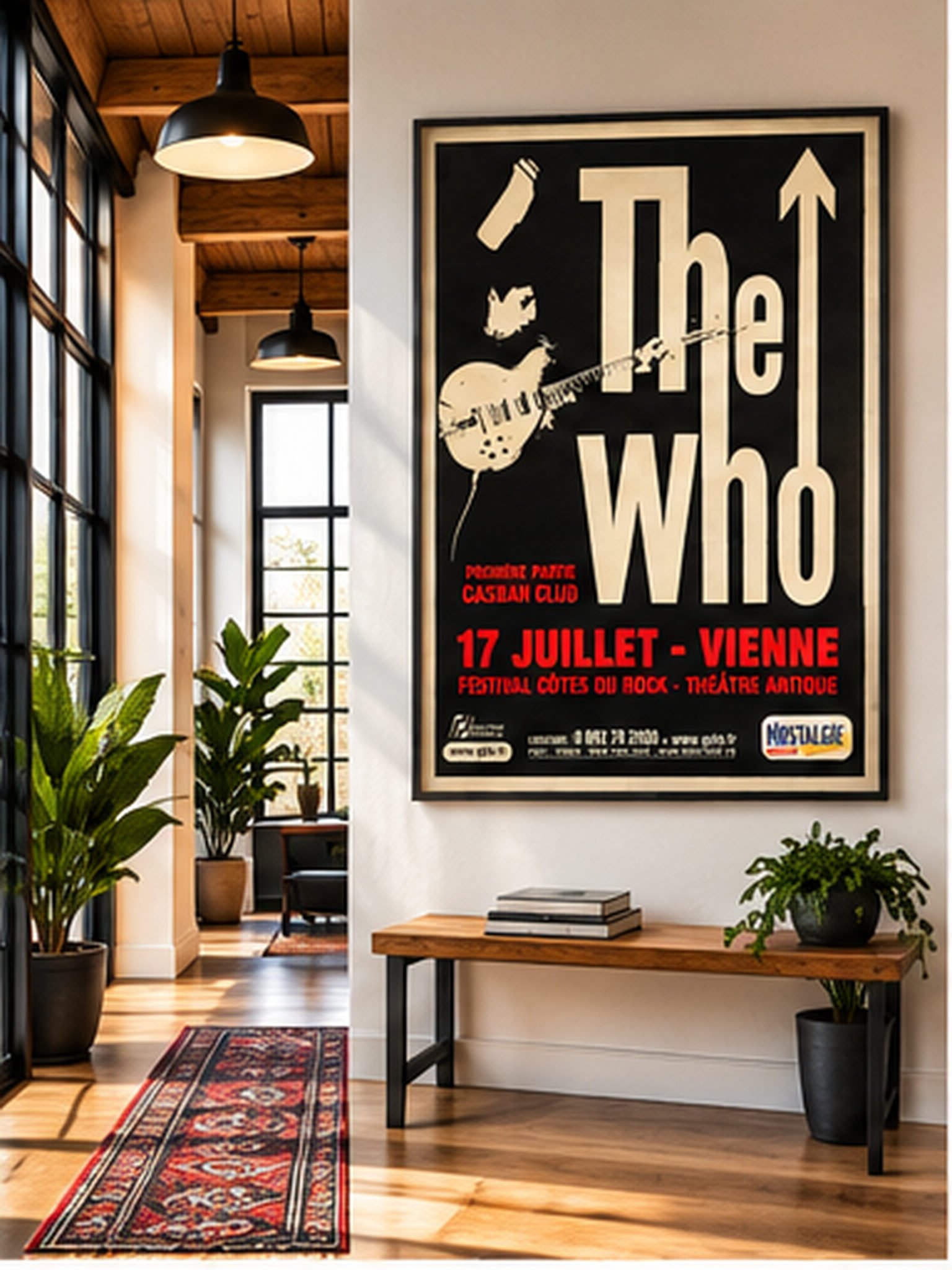 The Who Vienne Concert Poster – Festival Côtes du Rock Théâtre Antique
