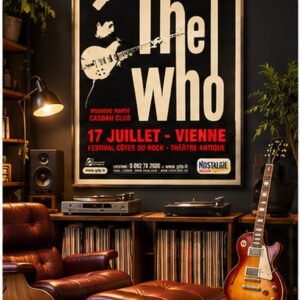 The Who Vienne Concert Poster – Festival Côtes du Rock Théâtre Antique